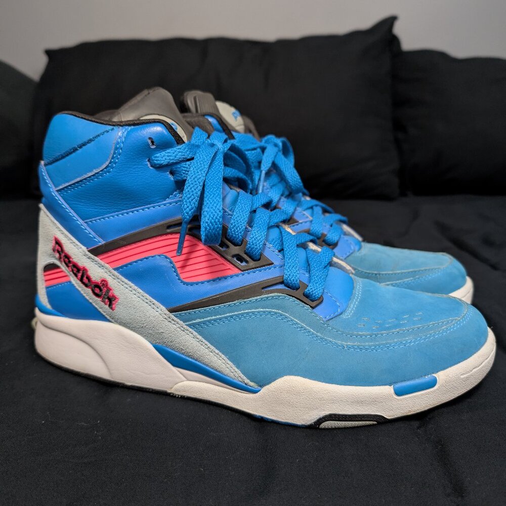 Reebok Twilight Zone Pump - Size 11 - Blue Pink Grey